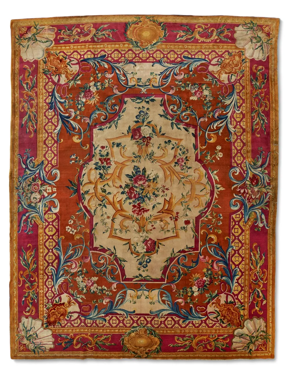 A ROYAL LOUIS XV SAVONNERIE CARPET